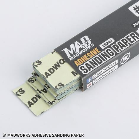 MAD - 29240 #240 Sanding Paper Adhesive Backing (20pc)