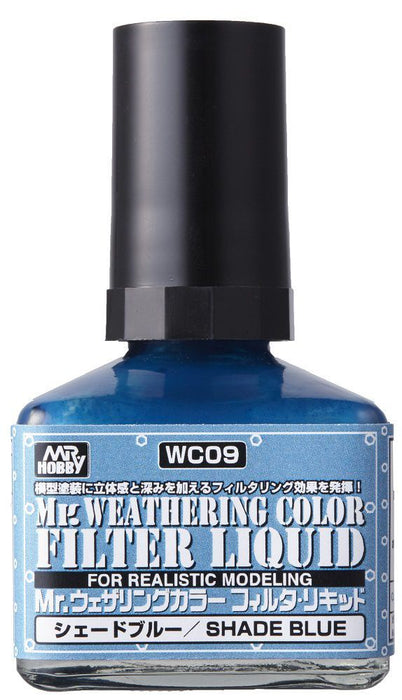 Mr Weathering Color WC09 - Filter Liquid Blue