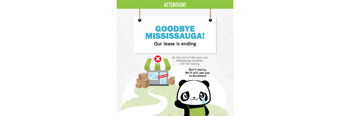 Mississauga Location Closing