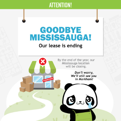 Mississauga Location Closing