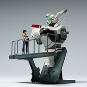 Plamax - MF-75: Minimum Factory Machine Bust Collection Noa Izumi With Alphonse - Mobile Police Patlabor 1/20