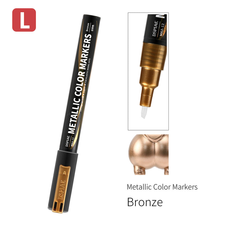 Dspiae Super Metallic Color Markers MKA-12 - Bronze