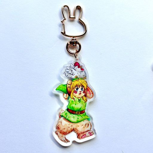 Link Bunny - Legend of Zelda - Acrylic Keychain