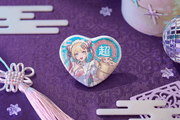 [Preorder][ETA Q2 2027] Needy Streamer Chinese Restaurant Series Heart-Shaped Pinback Button OMGkawaiiAngel