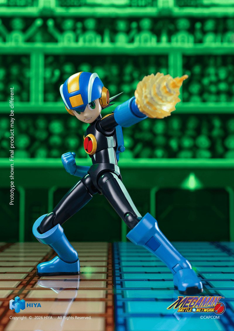 [Preorder][ETA Q1 2027] HIYA Exquisite Basic Series None Scale 4.9 Inch Mega Man Battle Network Series MegaMan.EXE Action Figure