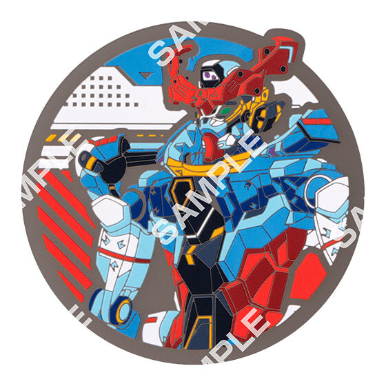Flat Gashapon - Clear Rubber Coaster - Mobile Suit Gundam GQuuuuuuX