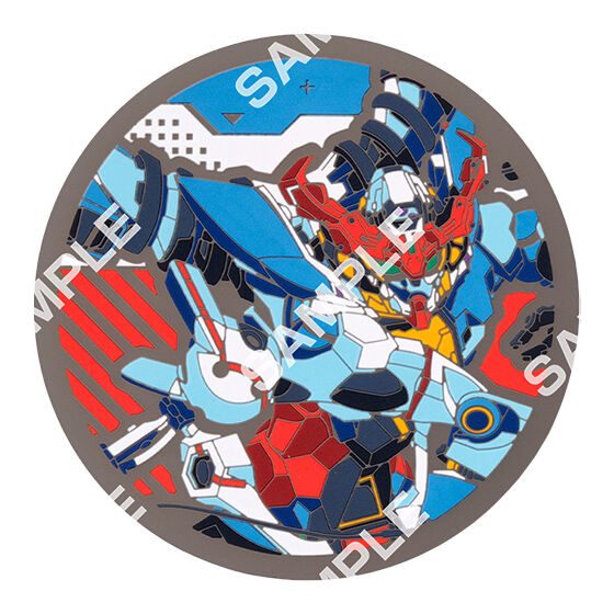 Flat Gashapon - Clear Rubber Coaster - Mobile Suit Gundam GQuuuuuuX