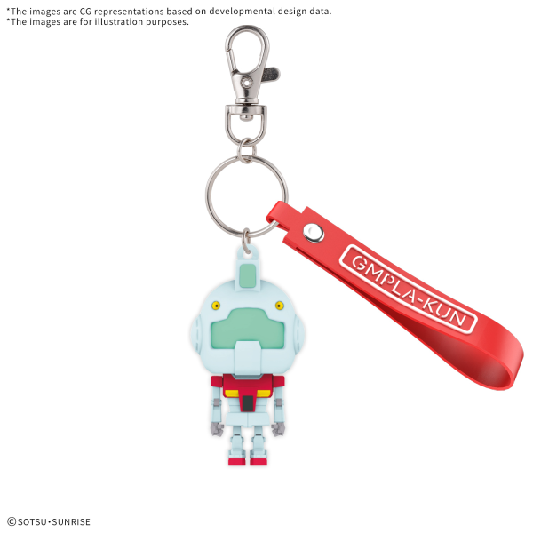 3D Rubber Mascot Keychain - GMpla-Kun