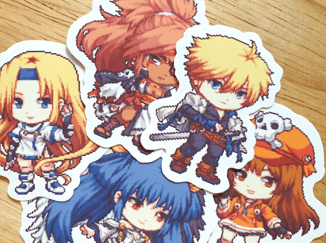 Guilty Gear Stickers Set of 6
