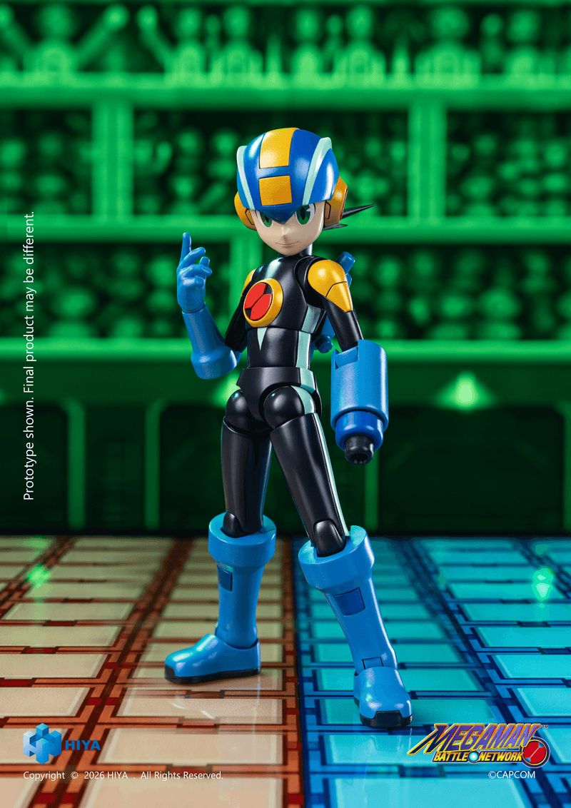 [Preorder][ETA Q1 2027] HIYA Exquisite Basic Series None Scale 4.9 Inch Mega Man Battle Network Series MegaMan.EXE Action Figure