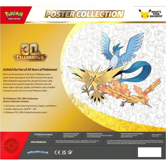 Pokemon - 30th Celebration Poster Collection
