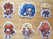 Guilty Gear Stickers Set of 6