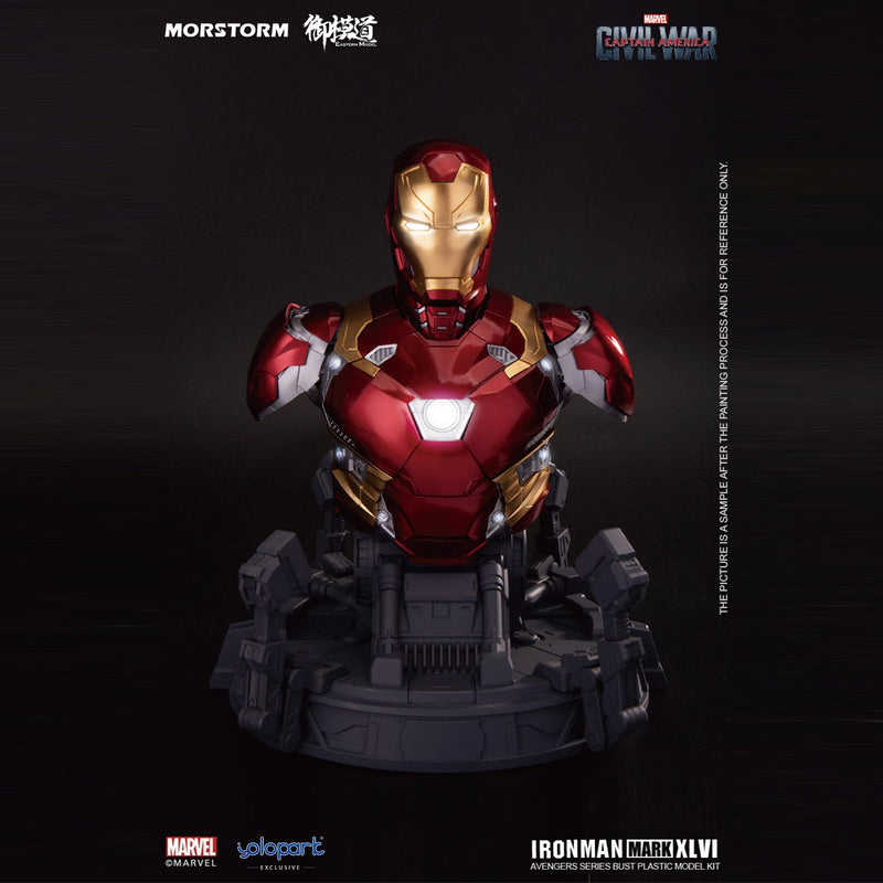 Iron Man MK46 / Mark XLVI Bust Plastic Model Kit