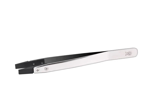 Dspiae AT-TZ06 High Precision Stainless Steel Flat Tweezers