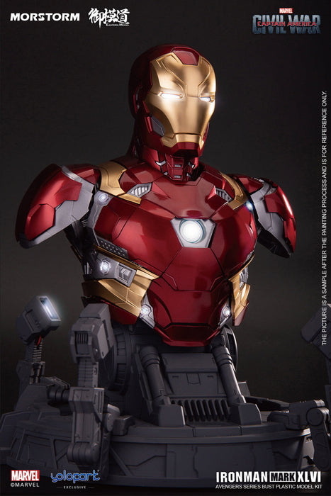 Iron Man MK46 / Mark XLVI Bust Plastic Model Kit