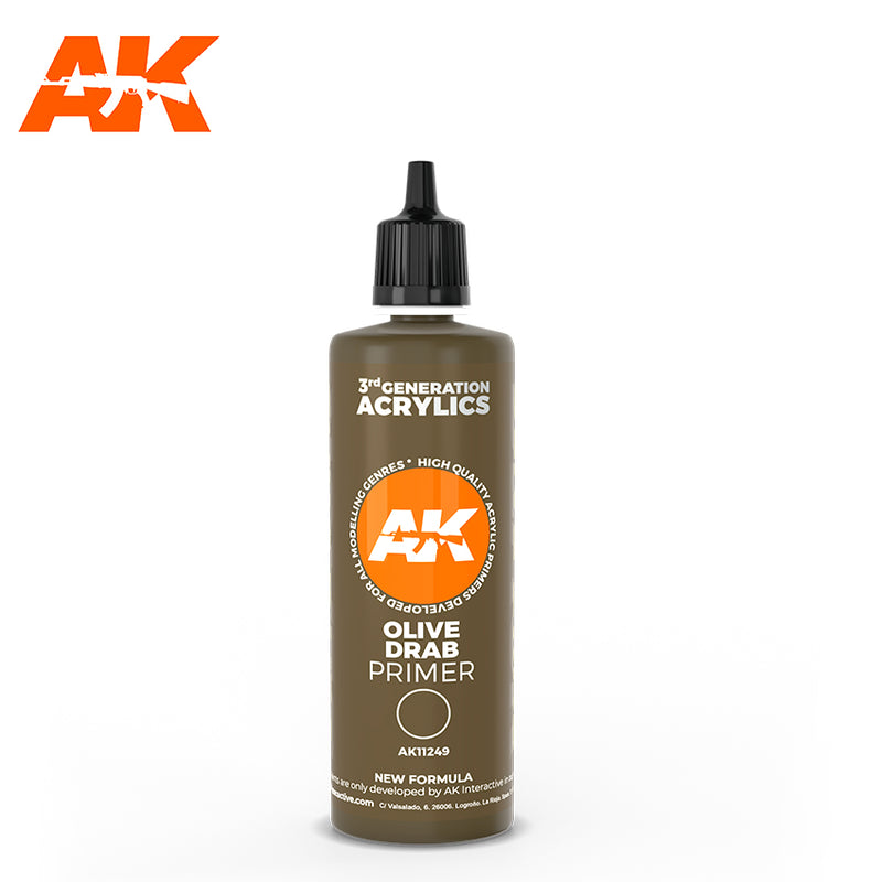 AK11249 Olive Drab Primer AK 3G 100ml