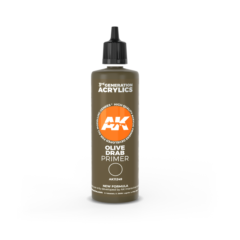AK11249 Olive Drab Primer AK 3G 100ml