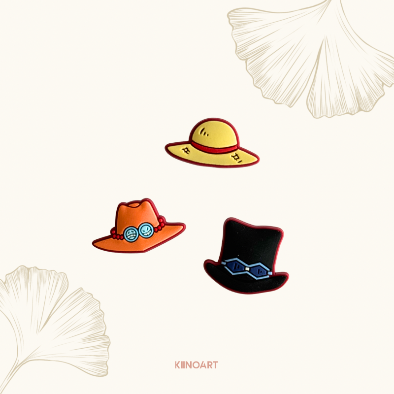 Ace, Sabo and Luffy - Croc Charm Bundle (Set of 3)