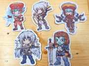 .hack//G.U. Stickers Set of 5