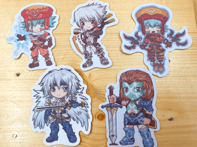 .hack//G.U. Stickers Set of 5