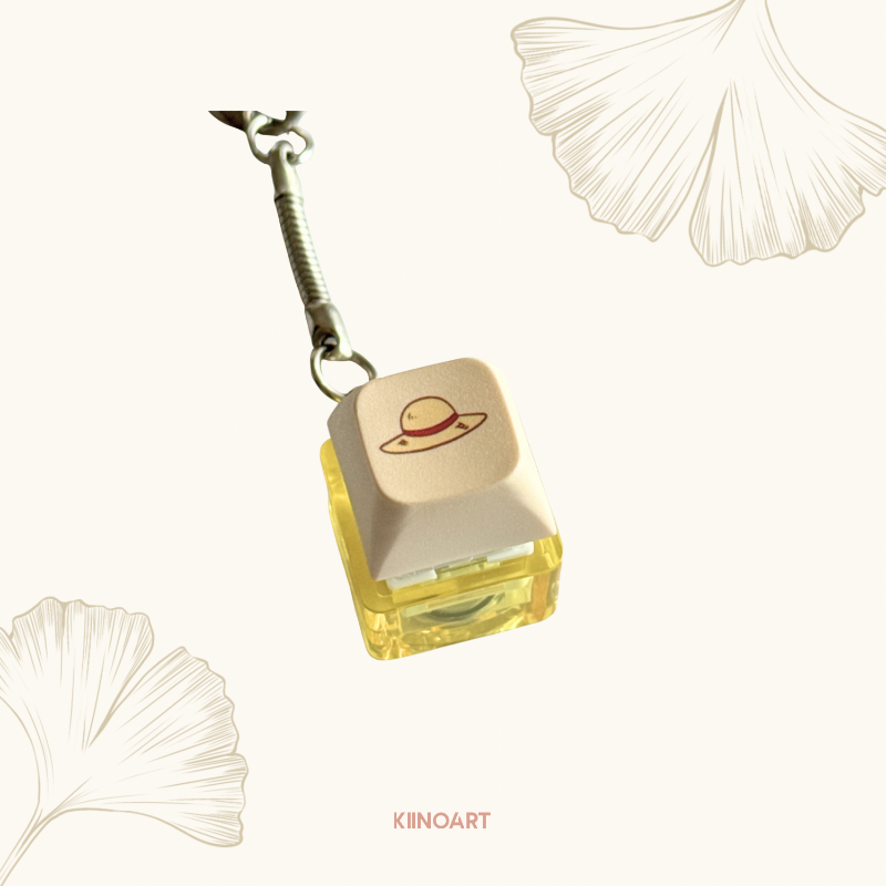 Luffy Hat  - Keycap Keychain