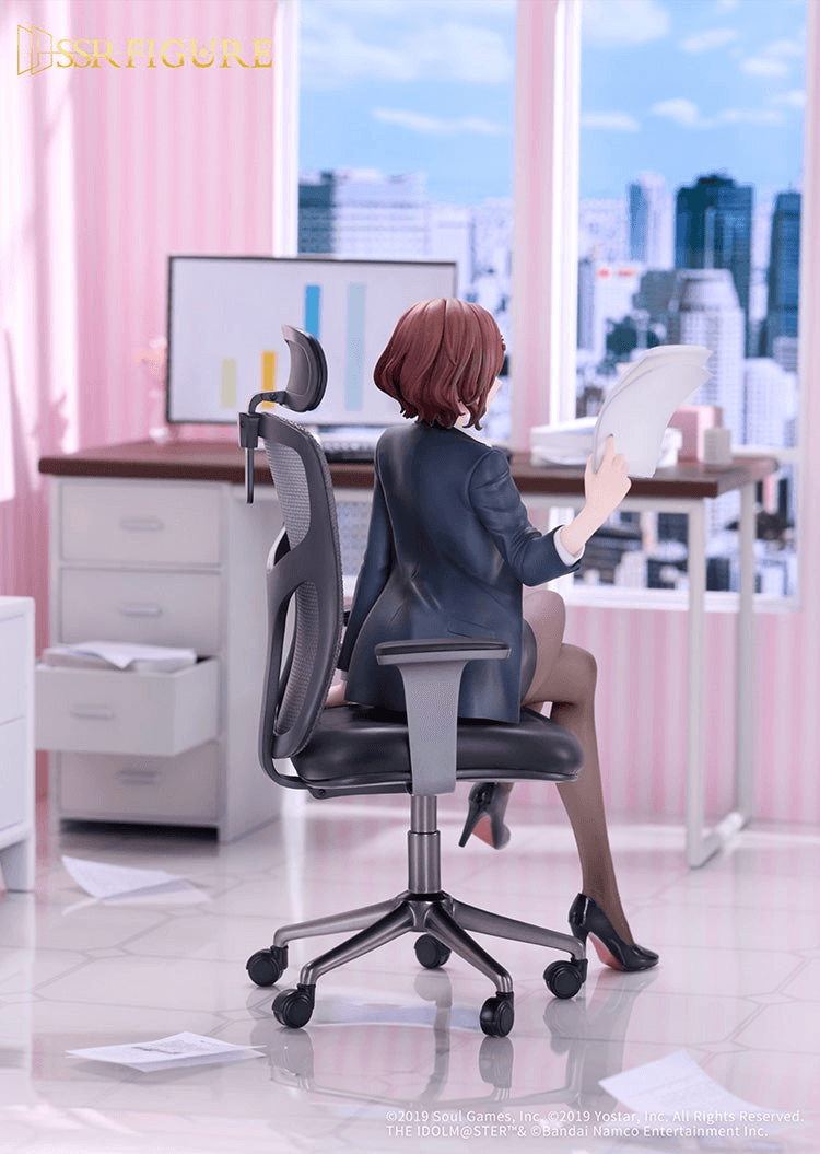 [Preorder][ETA Aug 28, 2027] SSR FIGURE THE IDOLM@STER SHINY COLORS × Mahjong Soul Madoka Higuchi Effortless Work Ver. 1/7 Scale Figure