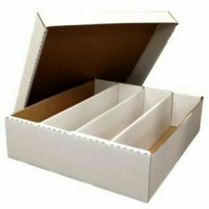 3200-Count Trading Card Storage Cardboard Box