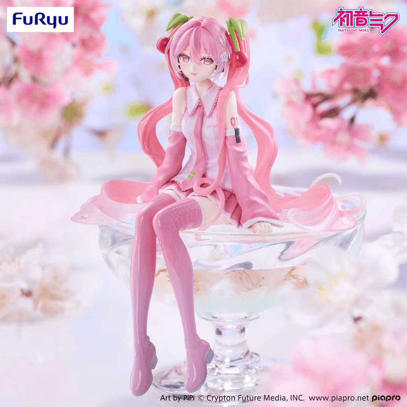 [Preorder][ETA Q2 2027] Hatsune Miku Noodle Stopper Figure -Sakura Miku 2026 Smile ver.-