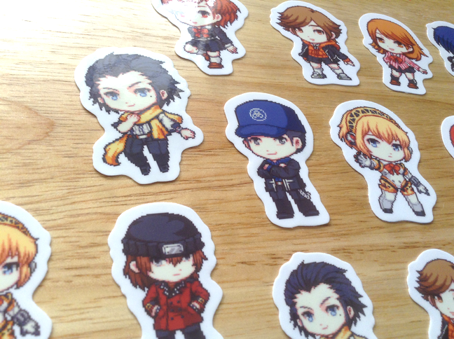 Persona 3 Stickers Set of 11