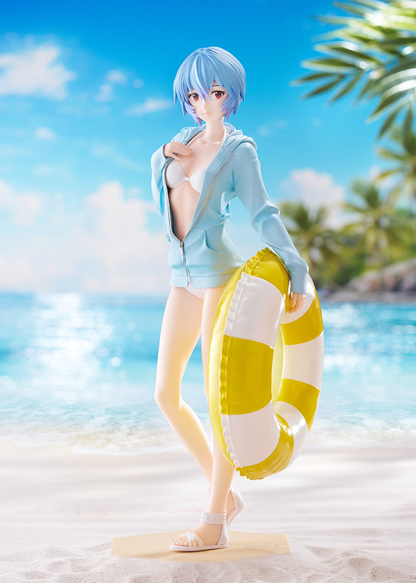 Pop Up Parade - Beach Queens Rei Ayanami L Size - Rebuild Of Evangelion