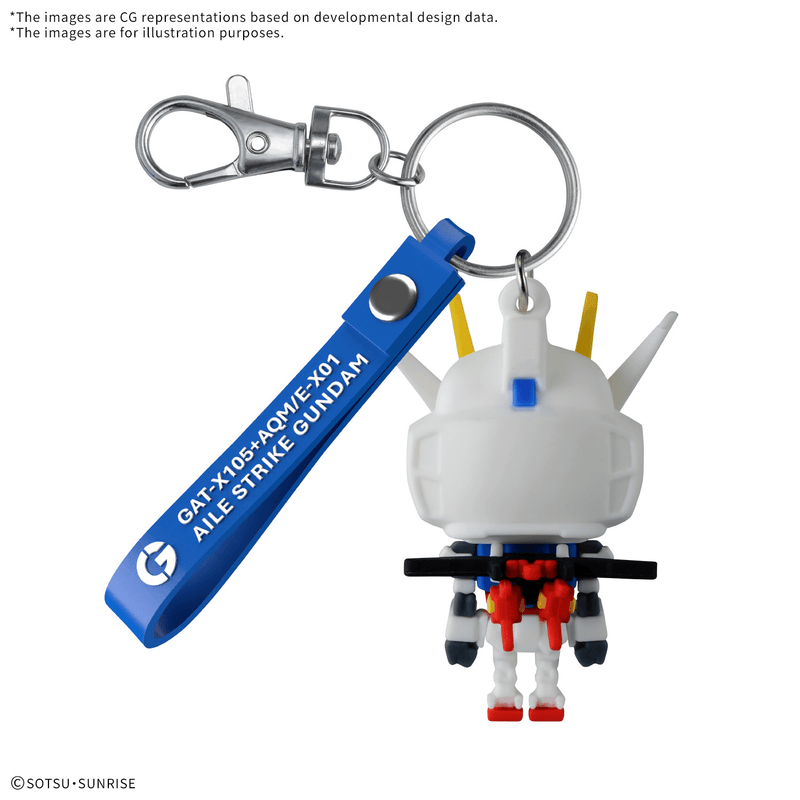 3D Rubber Mascot Keychain - Aile Stpla-kun