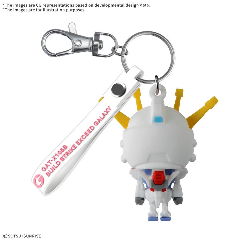 3D Rubber Mascot Keychain - Build Stpla-Kun