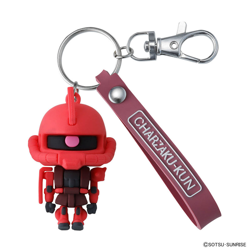 3D Rubber Mascot Keychain - CharZaku-Kun