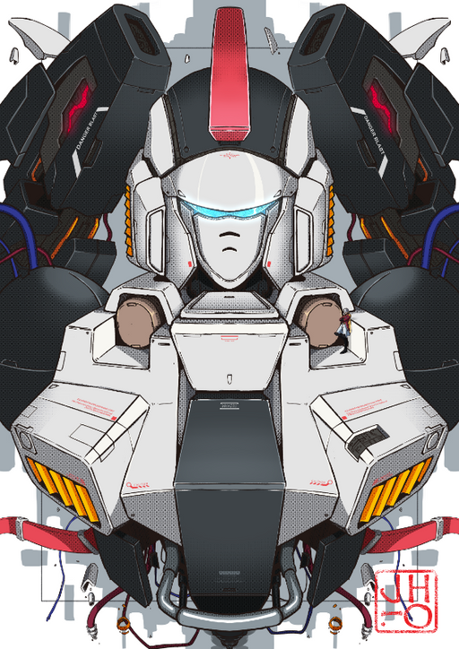 JHo | Tallgeese | B4 Art Print