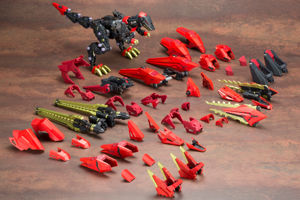 HMM - EZ-049 Sturm Tyrann Berserk Unit Set - Zoids 1/72 (Re-Run)