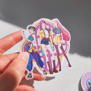 Kpop Demon Hunters Huntrix Fan Art Diecut Sticker (A)