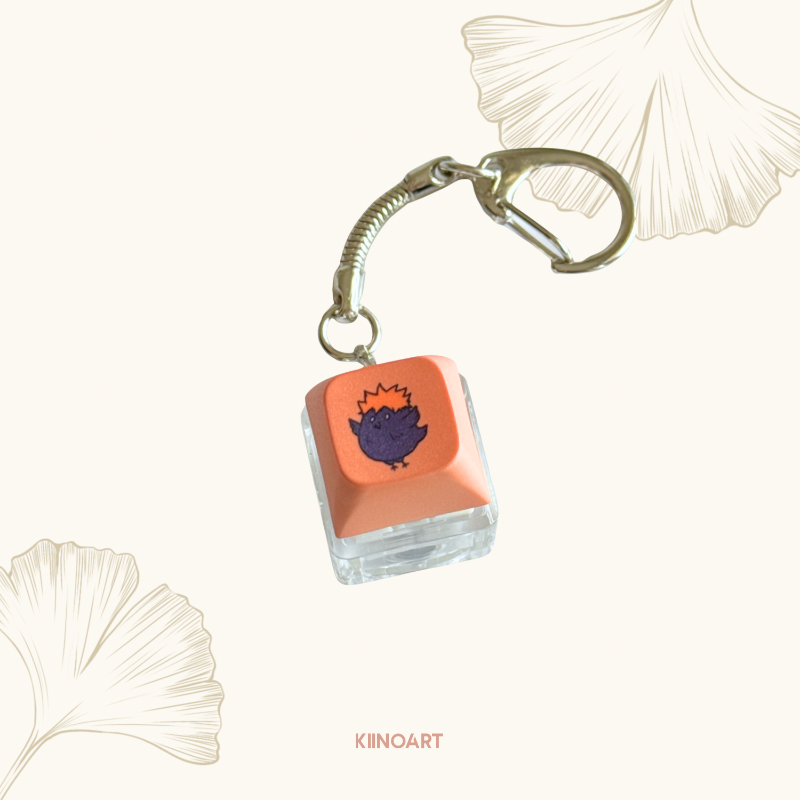Hinata Crow  - Keycap Keychain