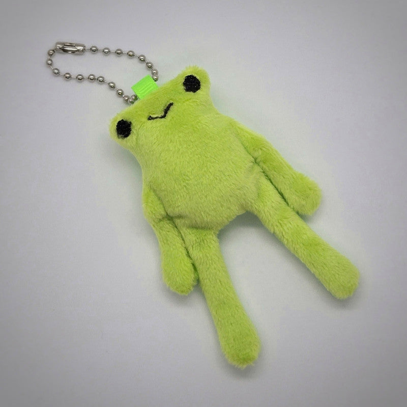 Leggy Frog Plush Keychain