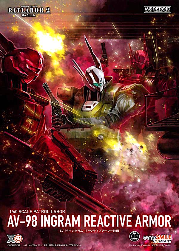 Moderoid AV-98 Ingram Reactive Armor Mobile Police Patlabor