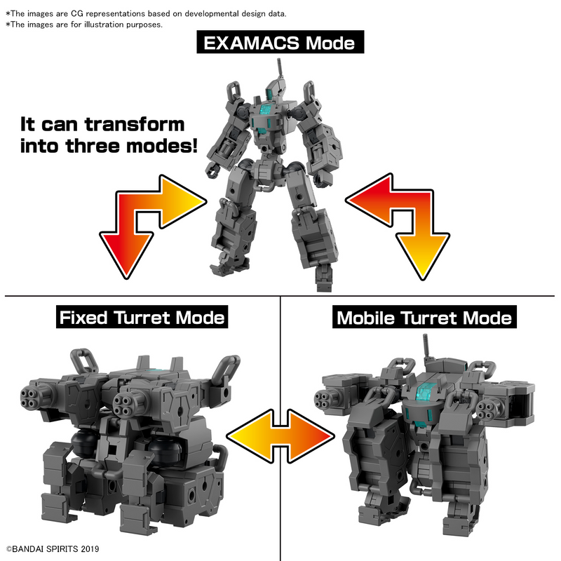 30MM EV-18 Extended Armament Vehicle (Smart Transformable Machine Ver.) 1/144