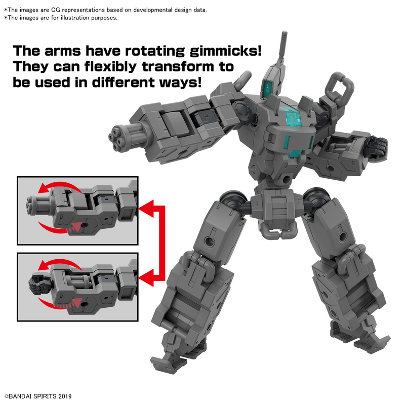 30MM EV-18 Extended Armament Vehicle (Smart Transformable Machine Ver.) 1/144