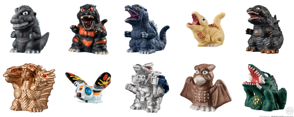 Shokugan - Godzilla Sofvidoll (Box Of 10)