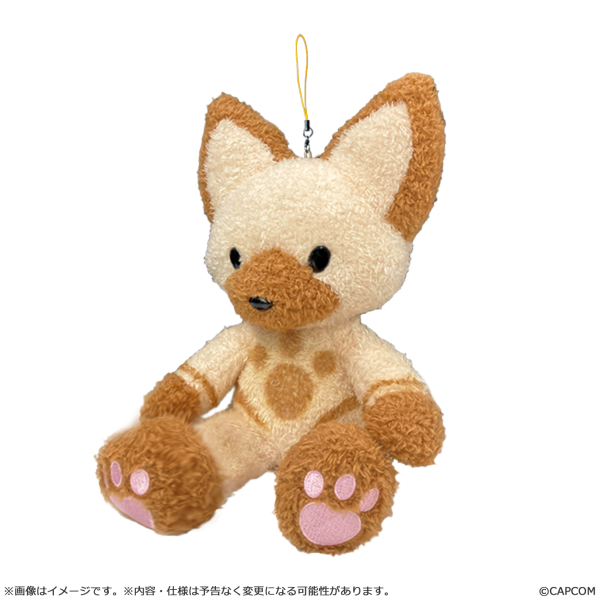 Stuffed Felyne Teddy - Monster Hunter Wilds