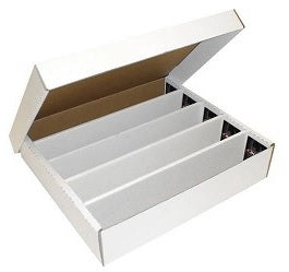 5000-Count Trading Card Storage Cardboard Box