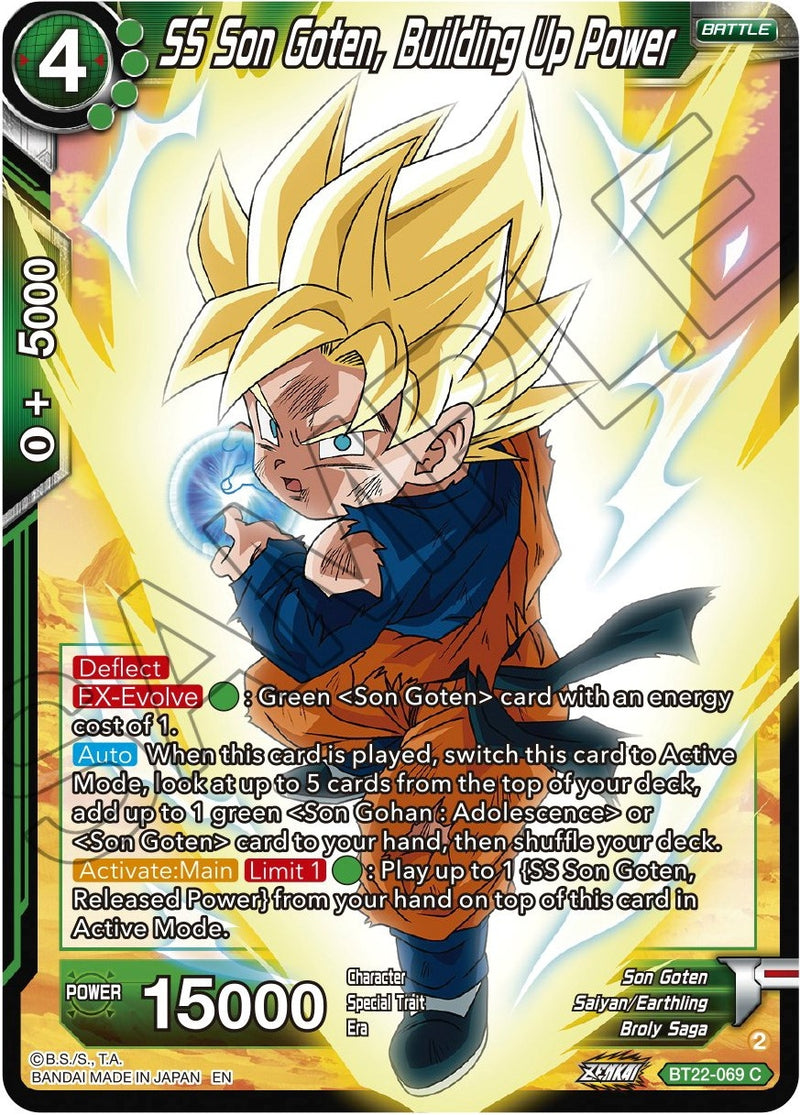 [BT22-069] SS Son Goten, Building Up Power (Critical Blow)
