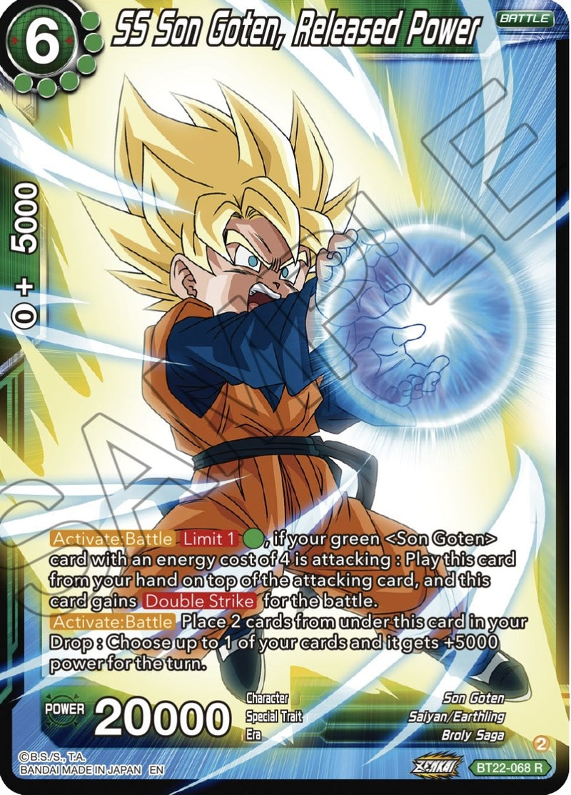 [BT22-068] SS Son Goten, Released Power (Critical Blow)