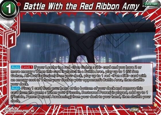 [BT22-006] Battle With the Red Ribbon Army (Critical Blow)