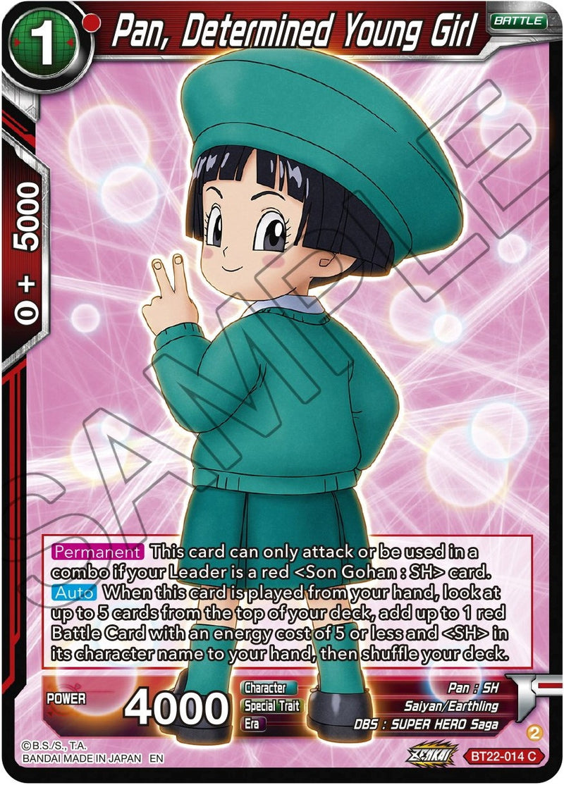 [BT22-014] Pan, Determined Young Girl (Critical Blow)