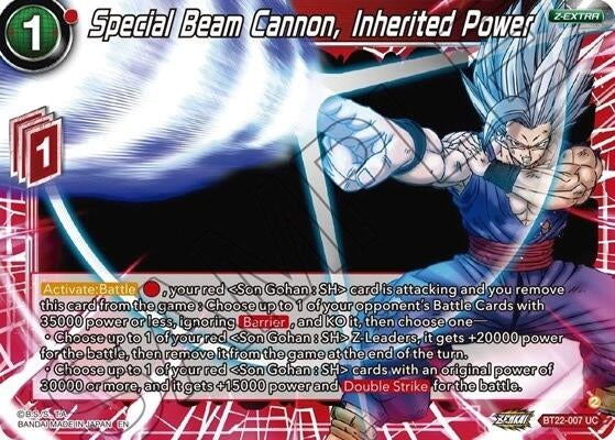 [BT22-007] Special Beam Cannon, Inherited Power (Critical Blow)