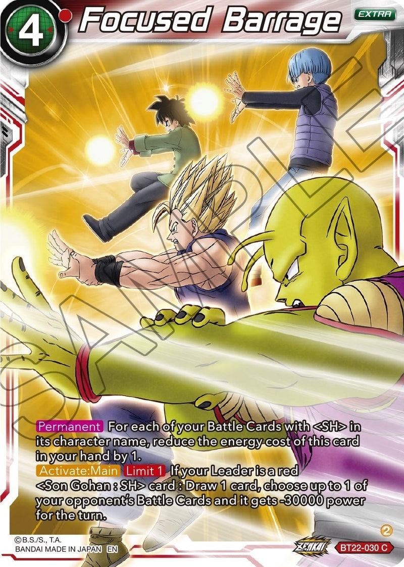 [BT22-030] Focused Barrage (Critical Blow)